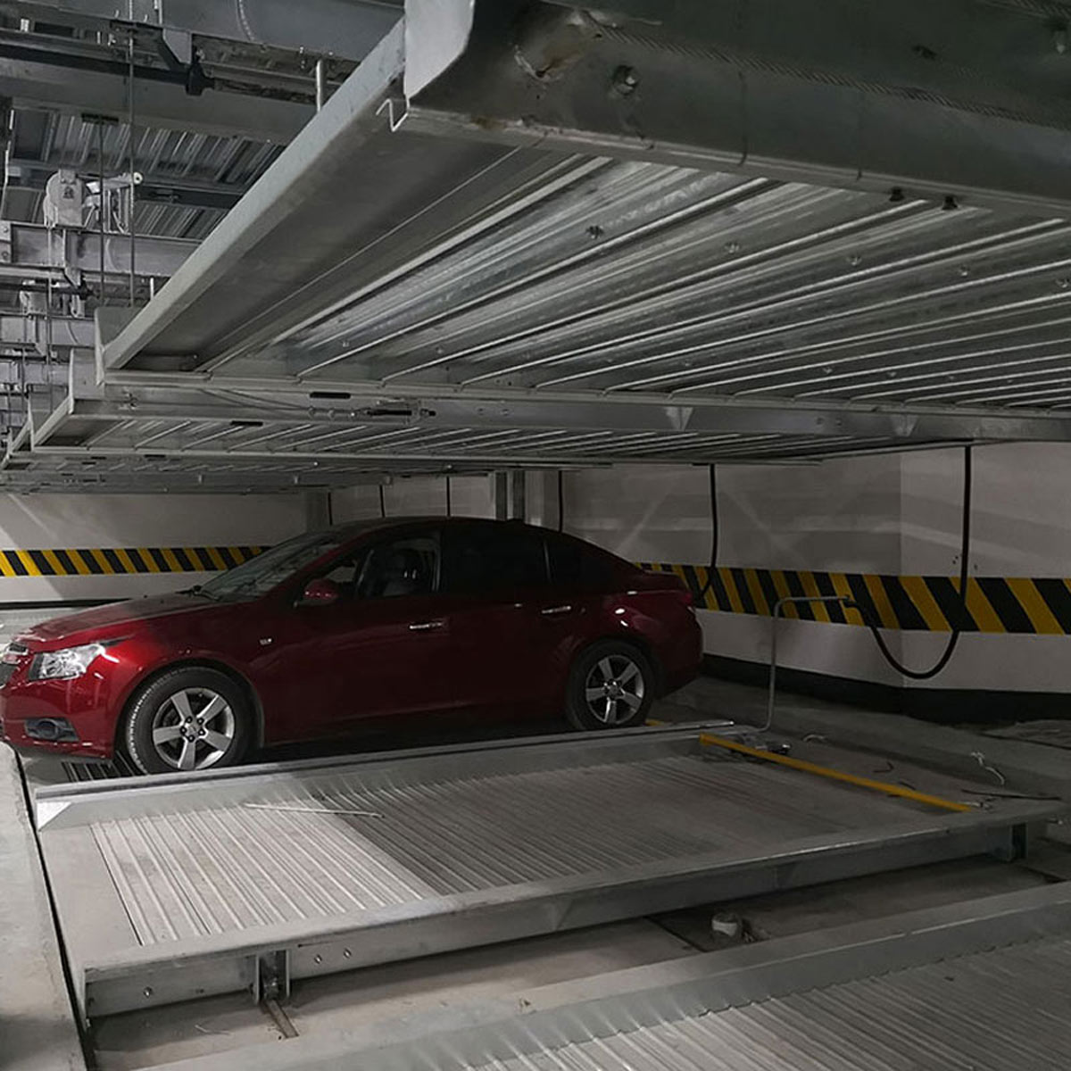 贵定单列PSH2二层升降横移机械式停车设备