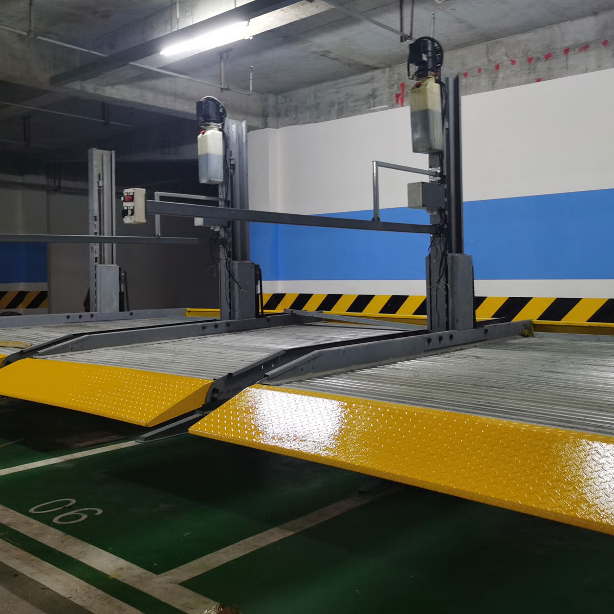 渭城简易升降式机械式立体停车设备安装